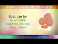 3 Eggs For BREAKFAST Everyday (Life Changing Benefits)