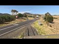Drivers view Tasmania, Tullochgorum to Ormley, May 2024