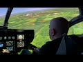 Flying a full motion helicopter flight simulator!