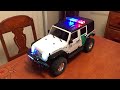 1/10 scale Traxxas TRX4 Jeep Rubicon US Border Patrol R/C truck