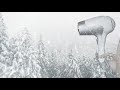 Hair Dryer +  Blizzard Storm Relaxing Sounds for Sleep & Study