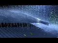 Night Thunderstorm Sounds - Torrential Rain On Corrugated Iron Roof Helps You Fall Asleep Instantly