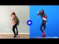 FORTNITE DANCES IN REAL LIFE BUT THEY ARE 100% IN SYNC! (Best Fortnite Dances in Real Life)