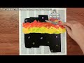 Black Canvas Acrylic Painting Compilation Special｜Satisfying Relaxing Video