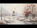 Calming Winter Scenes Art For Your TV | Winter Slideshow For Your TV | Winter Art Video | 9 Hrs | 4K