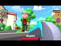 SECRET LOVE | EVIL GRANDPA FALL IN LOVE WITH EVIL GRANDMA? Obby Run #roblox