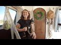 Her Bohemian Camper Van Tiny House - Solo Female Van Life On The Road