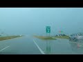 REAL FOOTAGE Driving Heavy RAIN Highway, Ocean View Thunderstorm for SLEEP, STUDY, and HOMEWORK