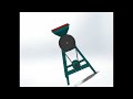 Briquettes Making Machine (3D MODEL) FULL ASSEMBLY