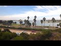 San Diego's Mission Bay from the Amtrak Surfliner along the Coast of Southern California