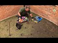 How to IMPROVE A CLAY lawn by drilling holes with an auger bit