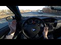 Why American Highways are So Slow and Dangerous  - BMW M3 POV Drive (Binaural Audio)