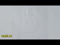 how to make an apple with pencil color# trending video#art