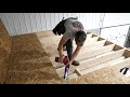 Building A Large Mezzanine With Stair Case