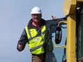 Lagan at Guernsey Airport - Komatsu Bulldozer on The New East Apron