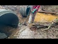 UNCLOGGING CULVERTS IN THE WOODS! 04/2024
