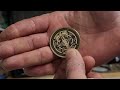 Fiber Laser Brass Coin 3d Engraving - ASMR Style - Complete Engraving and Finishing Process