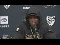 Postgame Interview: Deion Sanders speaks on Colorado’s shocking loss to Stanford in double OT