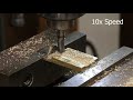 Machining Bronze Shoes for a Steam Engine Cross Head