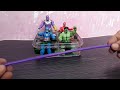 AVENGERS TOYS action/figure unboxing spiderman,iron man,hulk,thanos,captain america