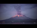 Explosive eruption of Sakurajima on November 12, 2019.　桜島爆発