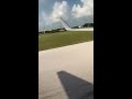 Take off from Grand Cayman airport