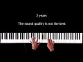 2.5 Years of Piano Progress / Adult Self-Taught (2000 Hours)