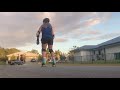 Learning to Roller Skate! Outdoor Progression: Absolute Beginner! Part 6 - Skating Backwards