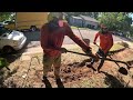 We Found A CRAZY OLD Sidewalk While Mowing This OVERGROWN Lawn