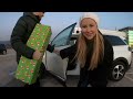 Santa Claus Surprises Parents with Christmas Presents | Santa driving in my car