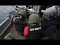 US Sailors Training on Mk 38 25mm Chain Gun [M242 Bushmaster] - A Live Fire Exercise