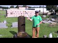 Jason Church - Cleaning Grave Markers with D2