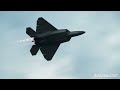 F-22 Raptor Twilight Afterburners - Battle Creek Airshow 2023