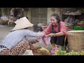 Harvesting ONIONS, Harvesting CHINESE YAM...Goes To The Market Sell - Making garden / Cooking