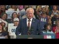 VP Kamala Harris and Gov. Tim Walz speak at campaign rally in Arizona