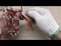 [Bonsai Handmade]How To Make Mini Bonsai Tree Wire Copper 02