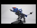 Shield Liger 1/72 Scale Zoids Satisfying Building Unboxing (ASMR)