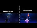 Roblox  vs Fortnite.  THE END