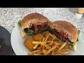 I TRIED HOMEMADE HAMBURGER FOR THE FIRST TIME | MY RECIPE.