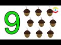 Learn 1 to 10 Numbers & Fruit Names | 123 Number Names | 1234 Counting for Kids | Cartoon Video