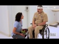 Paralyzed sailor shocks nurse by walking