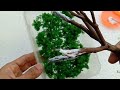 Cara membuat miniatur pohon dengan bahan seadanya