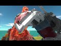 Evolved Godzilla turn into Thermonuclear Godzilla rescue Kong Together beat Shimo and Dark Kong