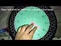 DIY Wall clock model with color papers |Suni's health and home science in telugu.
