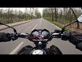 2015 Honda CB125F (125 cm3 10,6 HP) | POV Test Drive