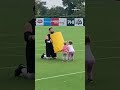 Jason Kelce playing a fun little game with his daughters after practice 🤣💚