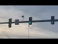 McCain Traffic Lights at Park Road and I-4 off ramp In Plant City Florida