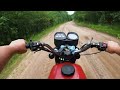 Мотоцикл ИЖ-Планета 5  POV Test от первого лица / test drive from the first person