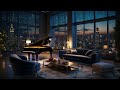 Urban Serenity | Night Rain and Piano in Cozy City Room Ambience | Relaxing City Rain at Night