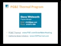 Program Partner:  PG&E Residential Solar Thermal Offerings
